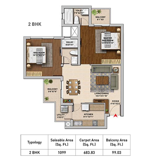 Hero Homes Floor Plan