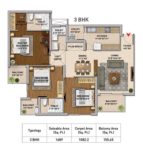 Hero Homes Floor Plan